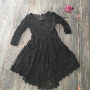 Black free people lace dress!