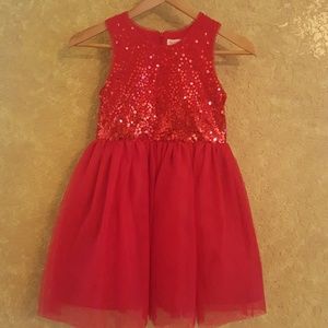 Girls Red Dress