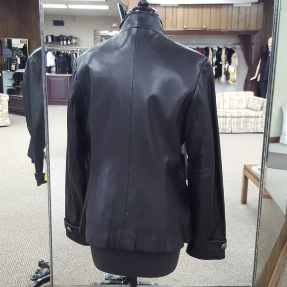 Lamb leather 24" jacket w/ zipout Thermolite liner - Picture 2 of 2