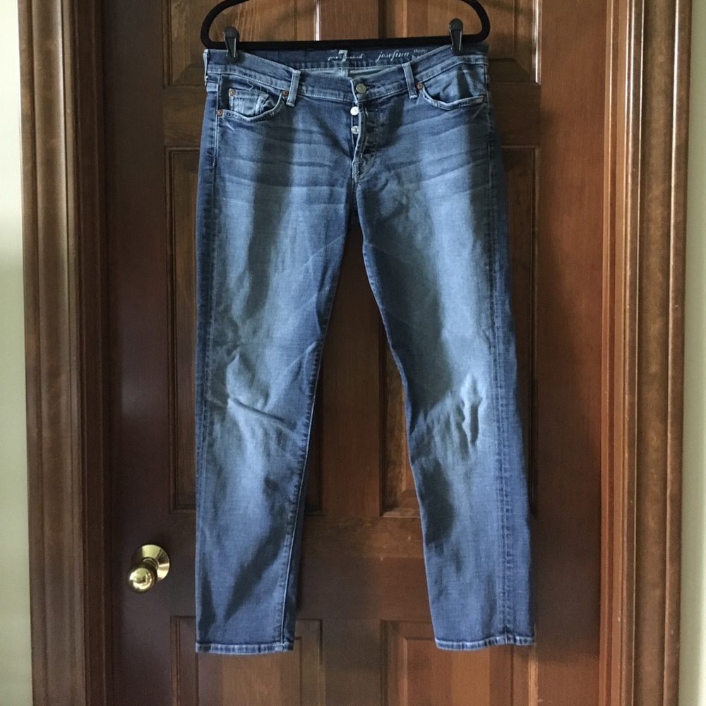 7 for all mankind skinny boyfriend jeans