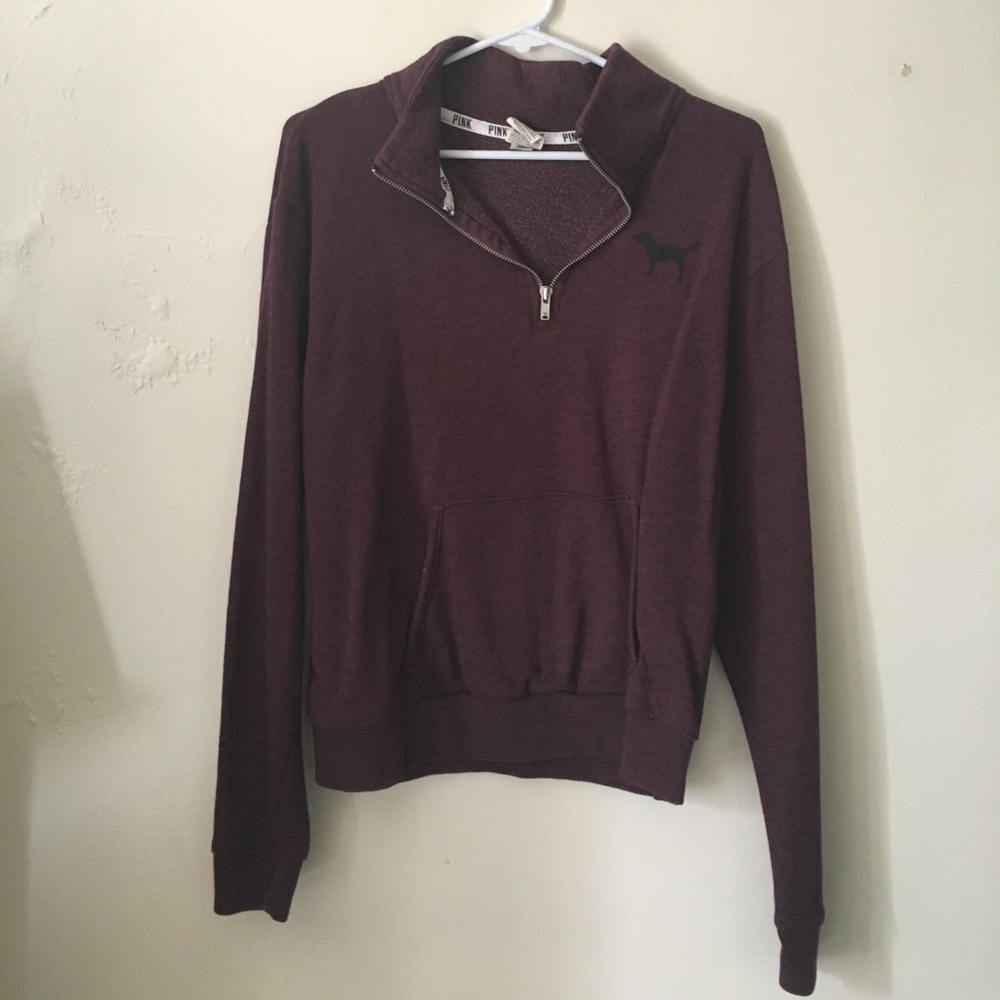 Half zip sweatshirt