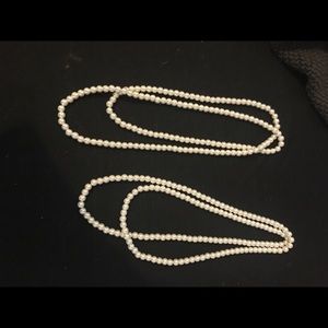 $5 each or $7 both Pearl necklace costume jewelry