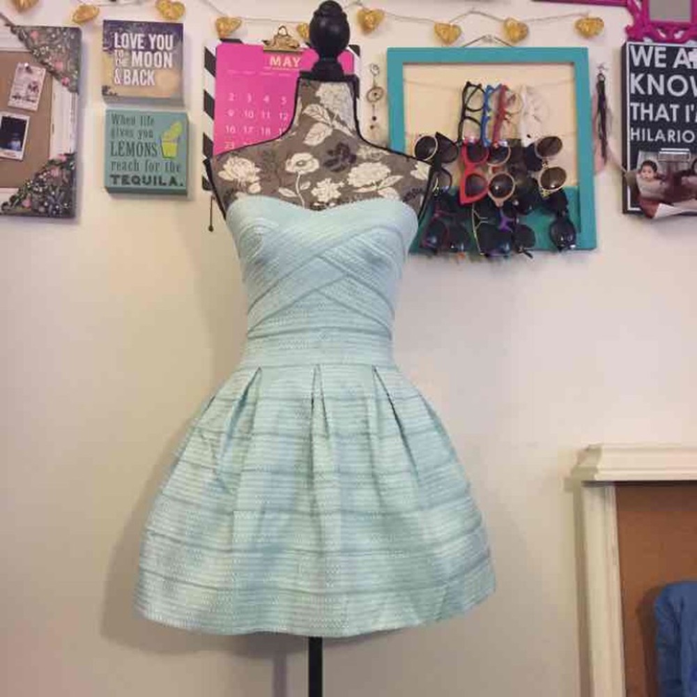 L' Atiste light blue dress Small