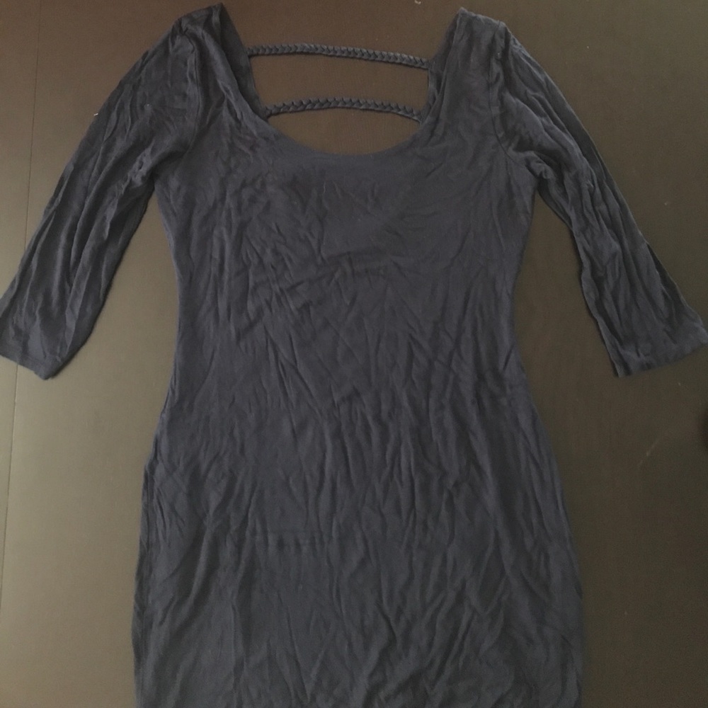 Navy mini dress