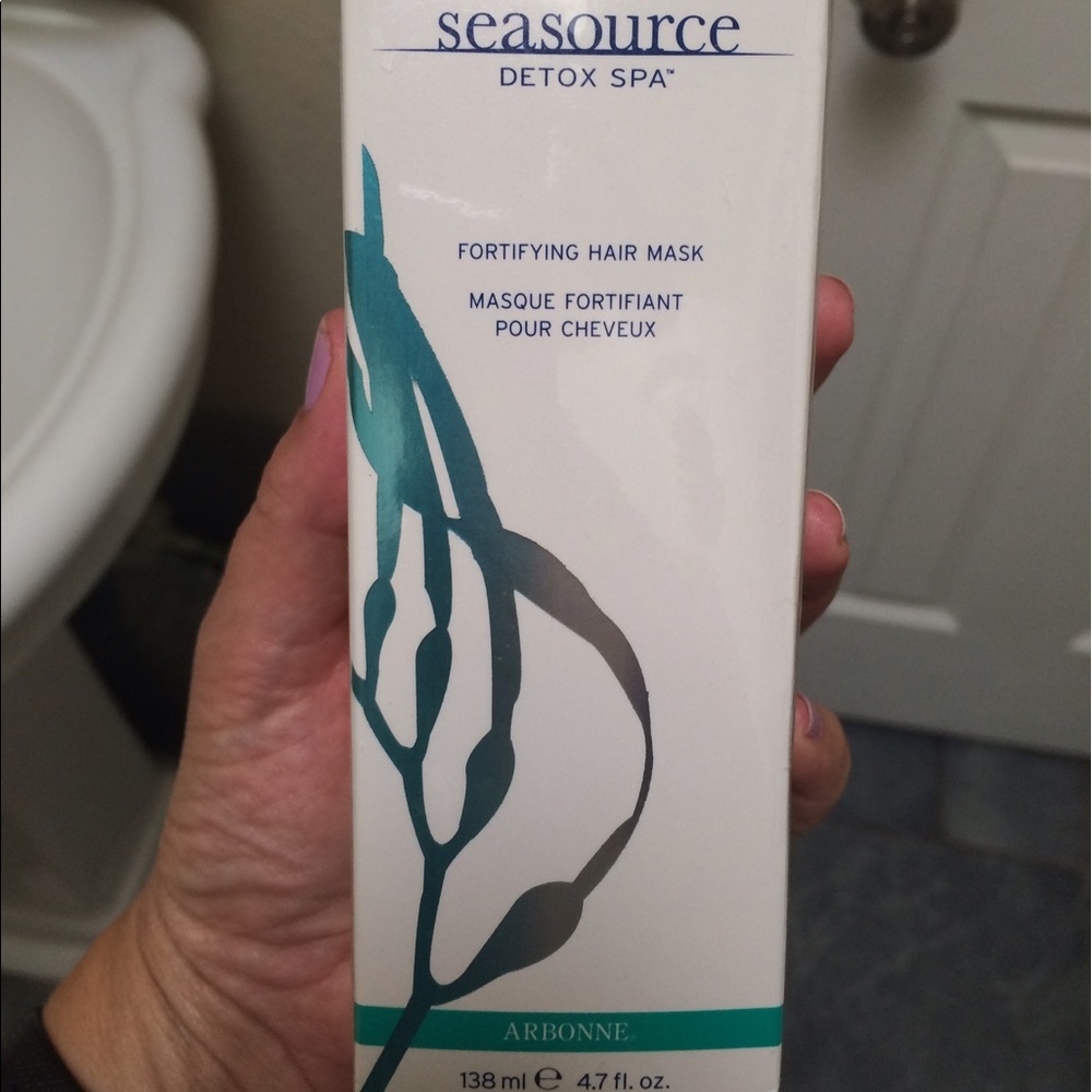Arbonne seasource detox spa fortifying hair mask