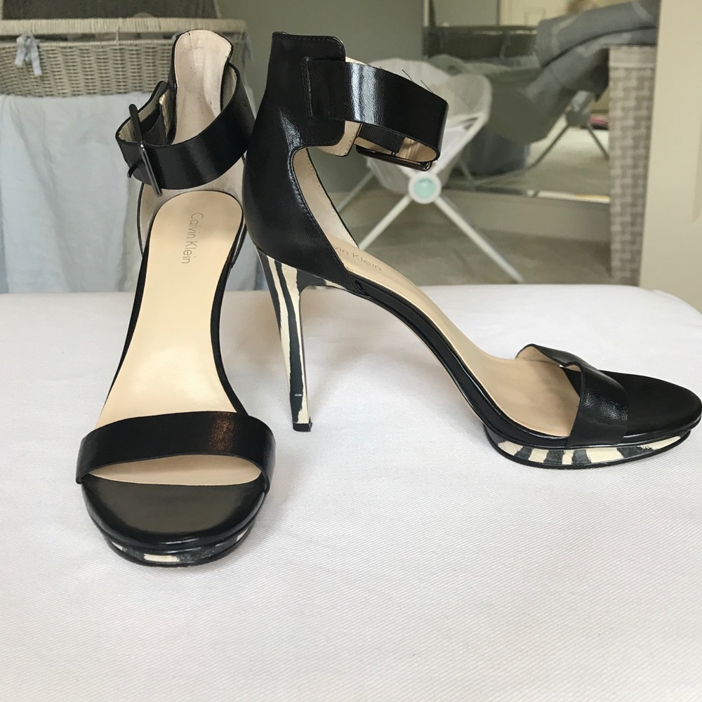 Calvin Klein open toe Heel