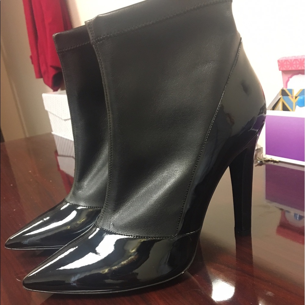 Studio Pollini patent leather boots