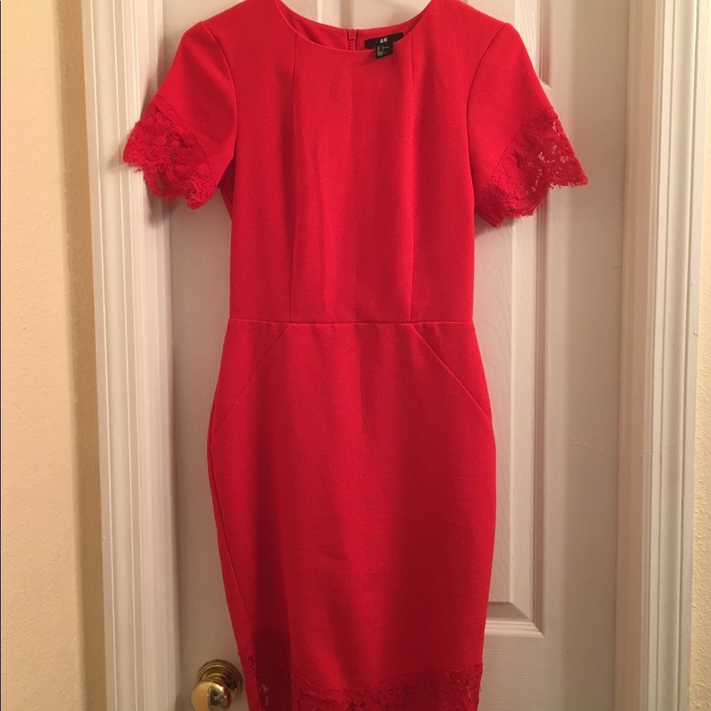 H&M Casual Red Dress