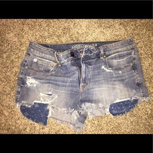American eagle jean shorts