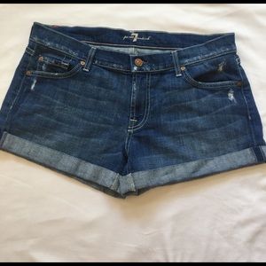 7 For All Mankind Rolled Shorts Size 30-31
