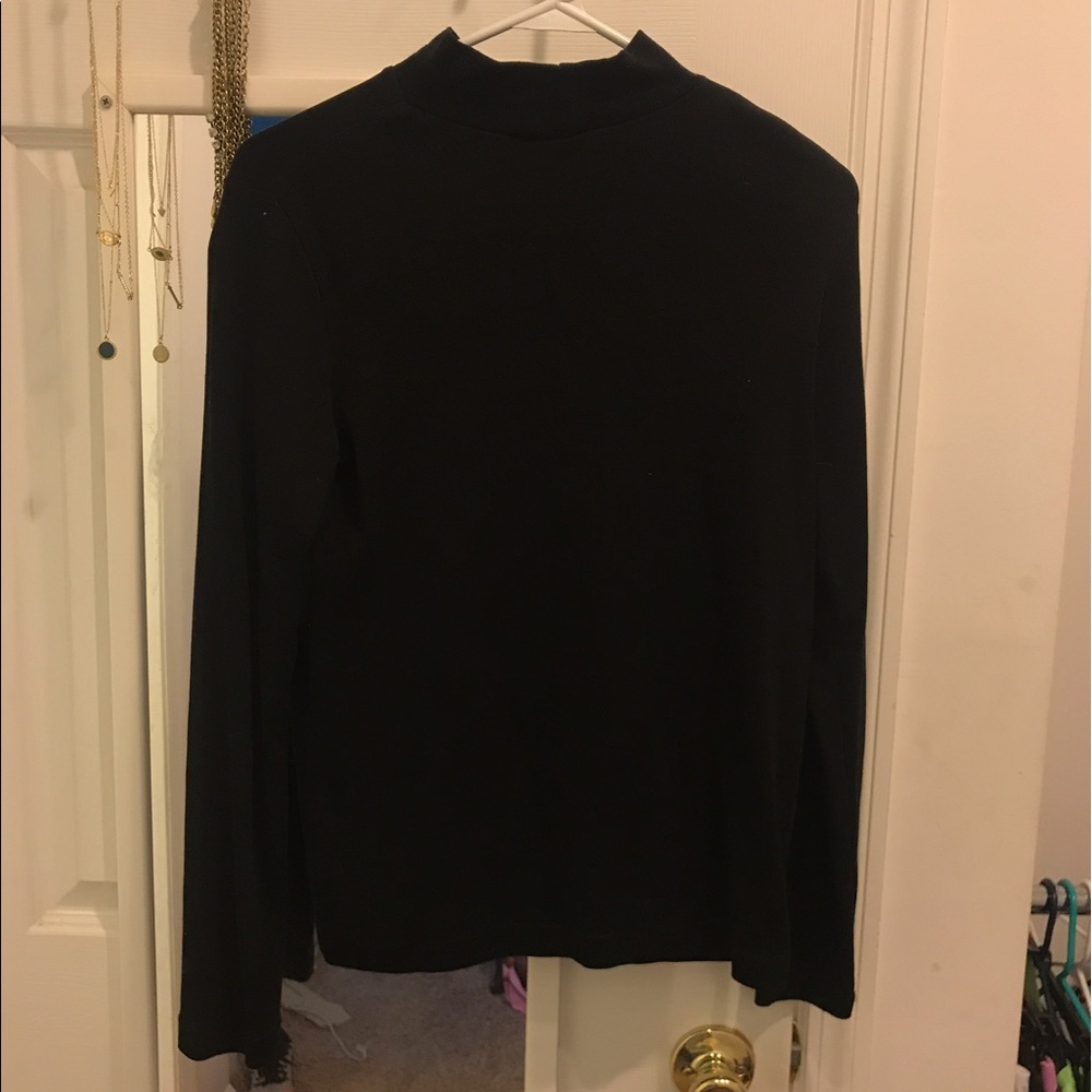 Black turtleneck