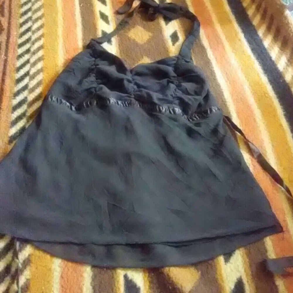 Chiffon Haulter top by Torrid
