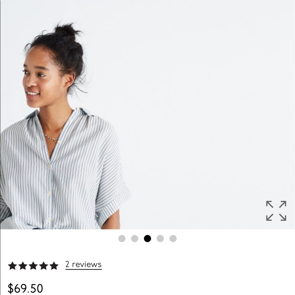Madewell Central Shirt in Erinn Stripe