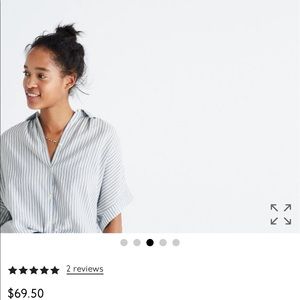 Madewell Central Shirt in Erinn Stripe
