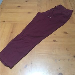 Old Navy Maroon Casual trousers size M