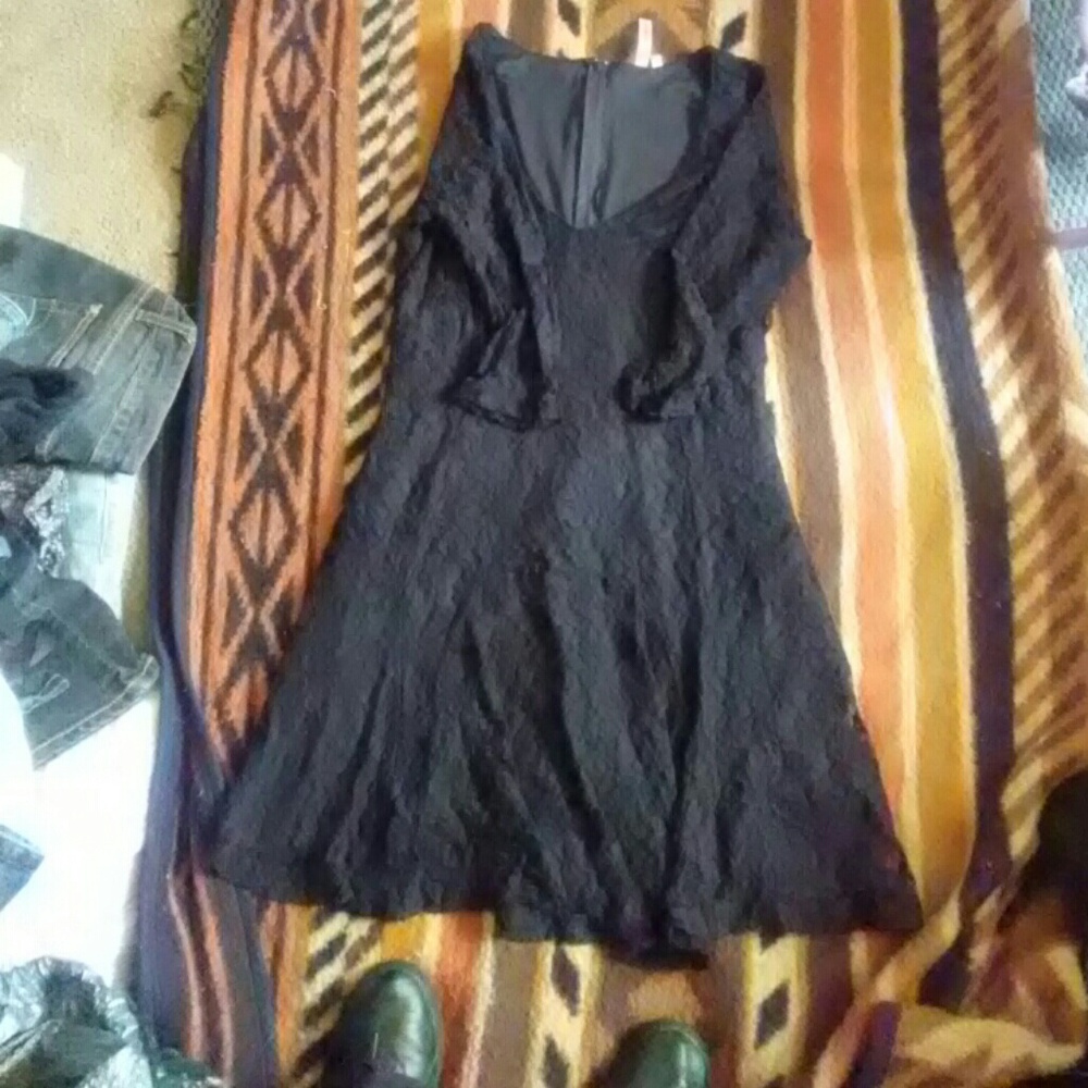 Little Black Lace cocktail dress