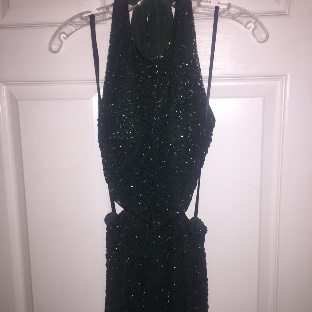 Andretta Donatello Silk Beaded Prom Dress