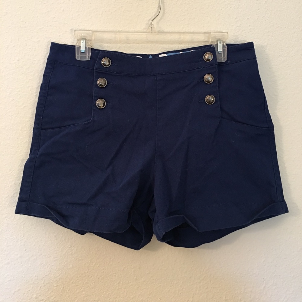 Navy Blue Wonder Woman High waisted Shorts