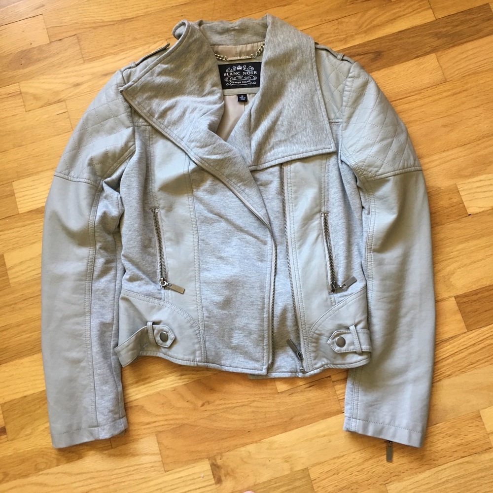 Blanc Noir Moto jacket