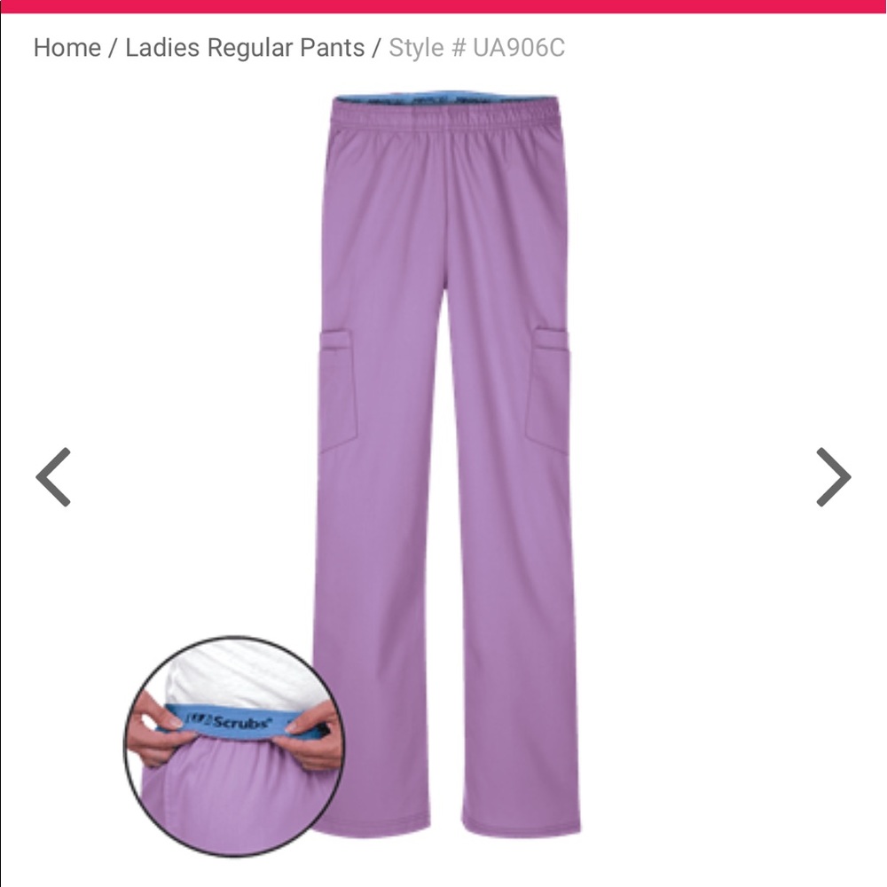 Top and bottom lavender Buttersoft scrub set