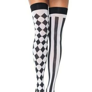 Harlequin Thigh Highs OS