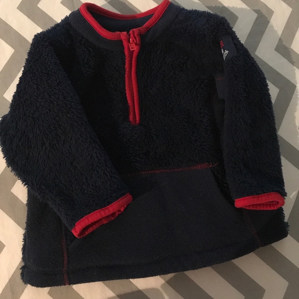 Navy Fleece Jacket for Baby