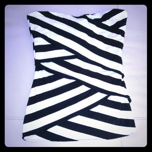 WHBM strapless top