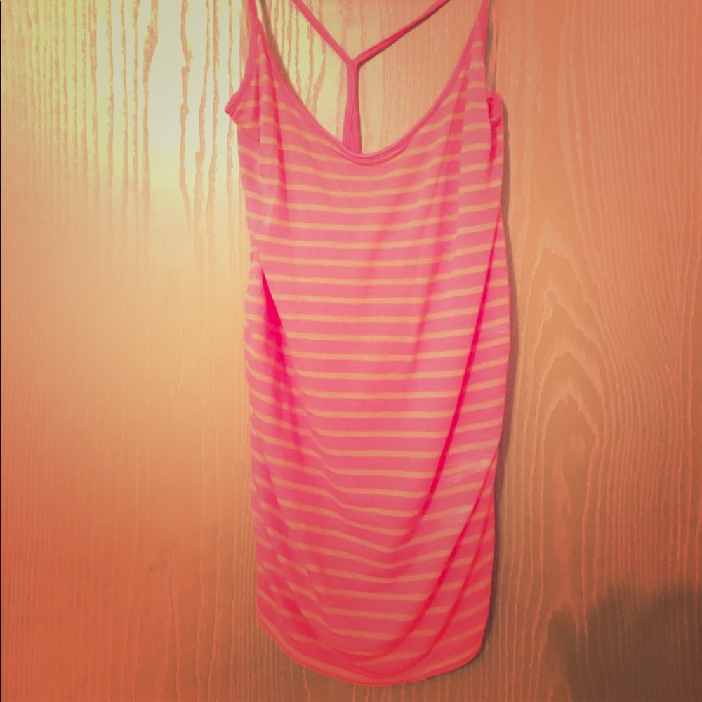 Bright tank top!