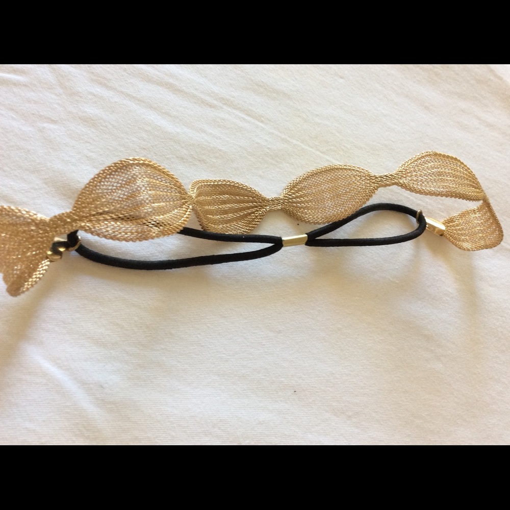 Gold head band