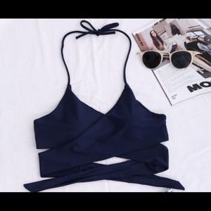 Criss Cross Swimsuit Bikini Top