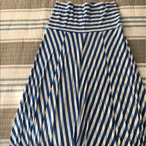 GAP striped maxi skirt