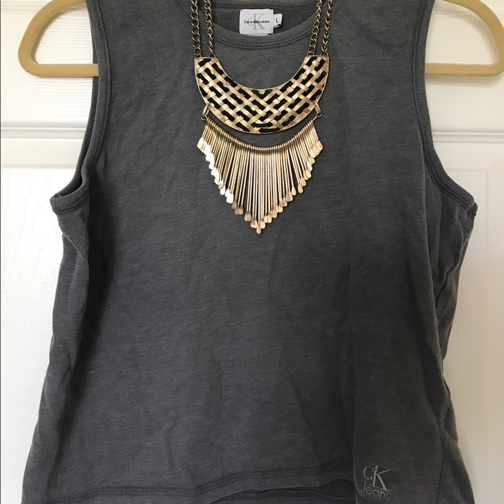 Calvin Klein gray top