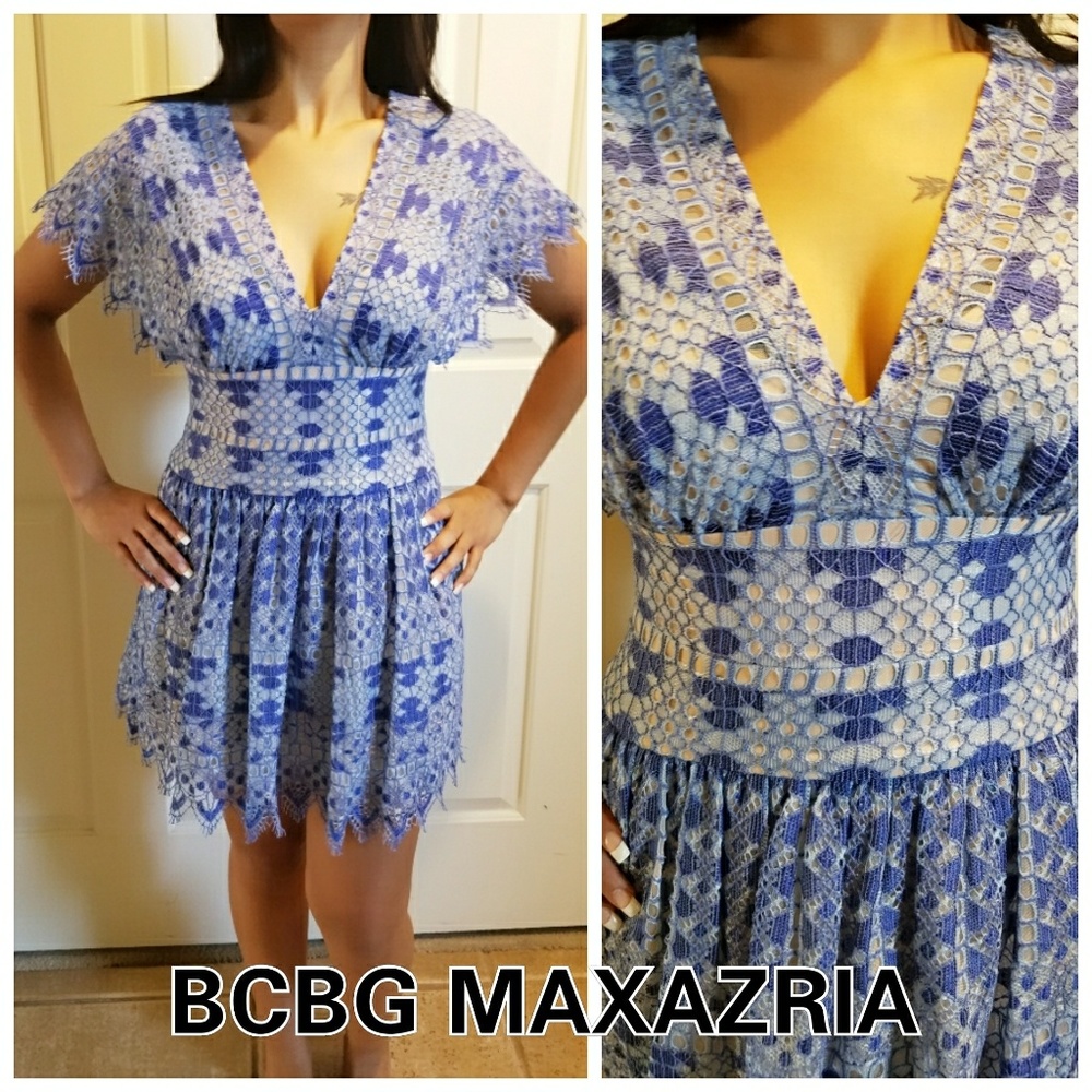 BCBG "Taran" Royal blue cocktail dress