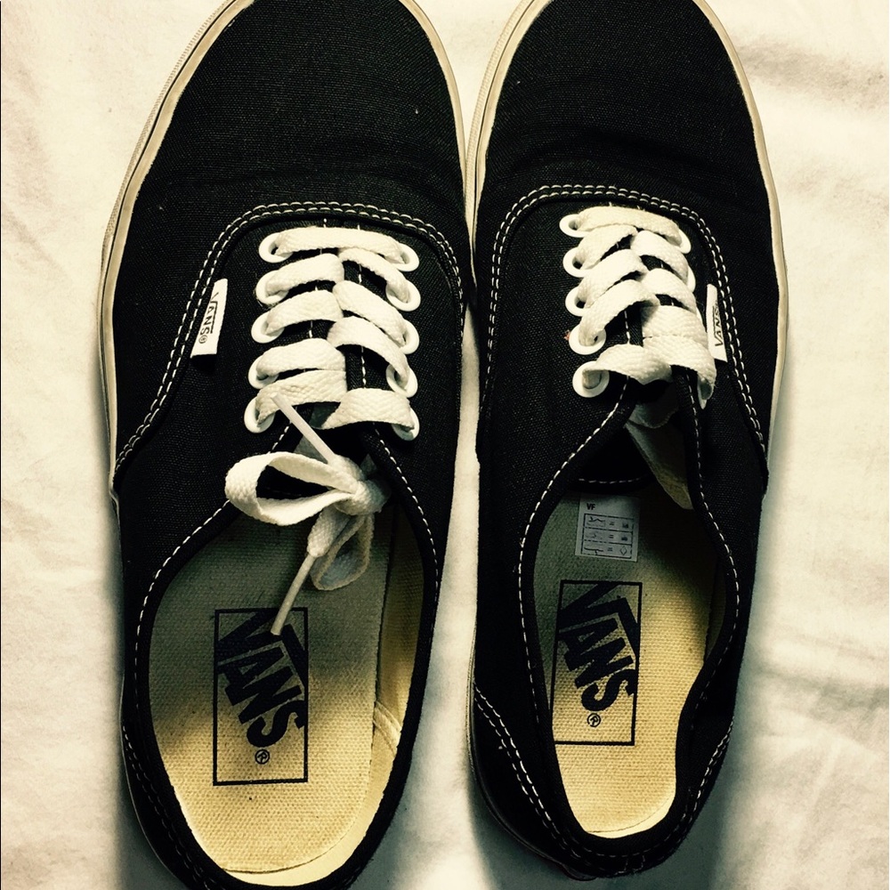 Black & White Authentic Vans