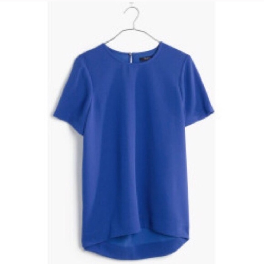 Madewell Tailored Tee in cobalt blue