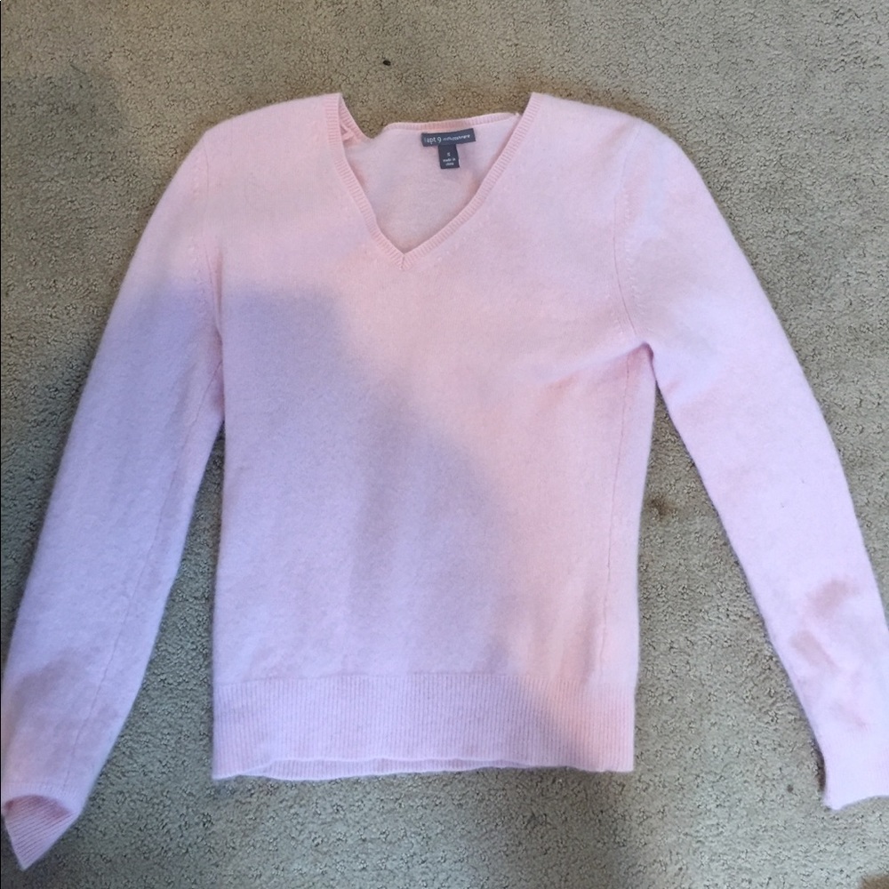 Pink Cashmere Sweater