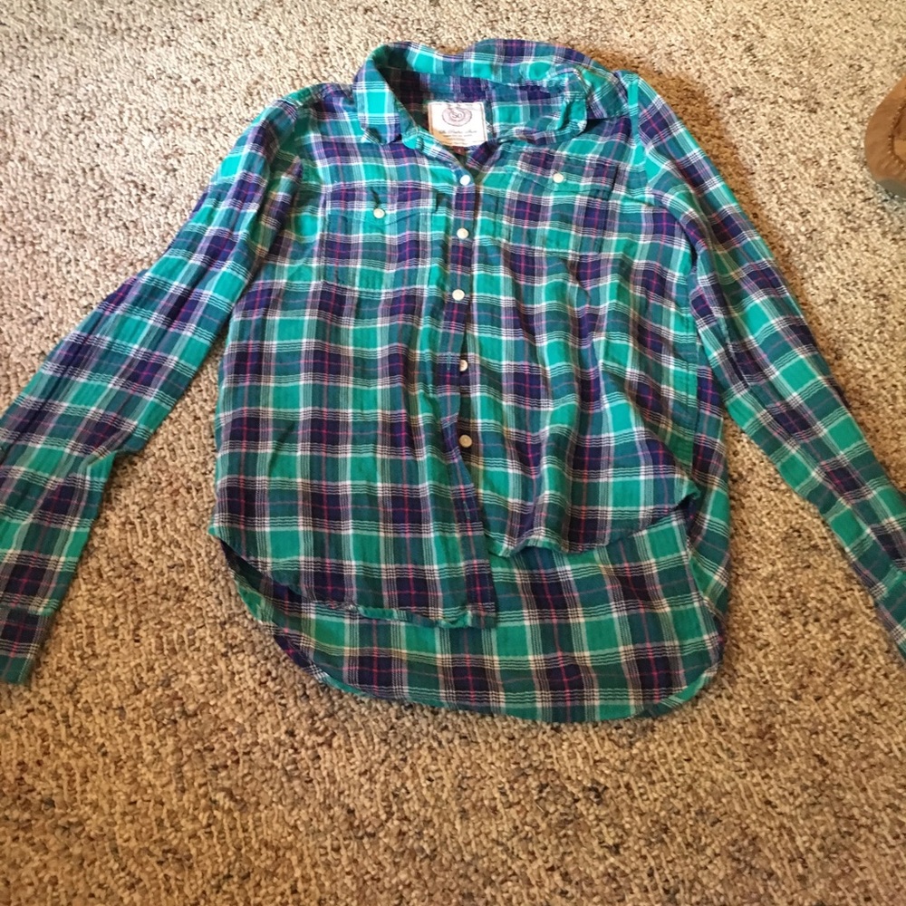 JUNIORS LIGHTWEIGHT PLAID FLANNEL