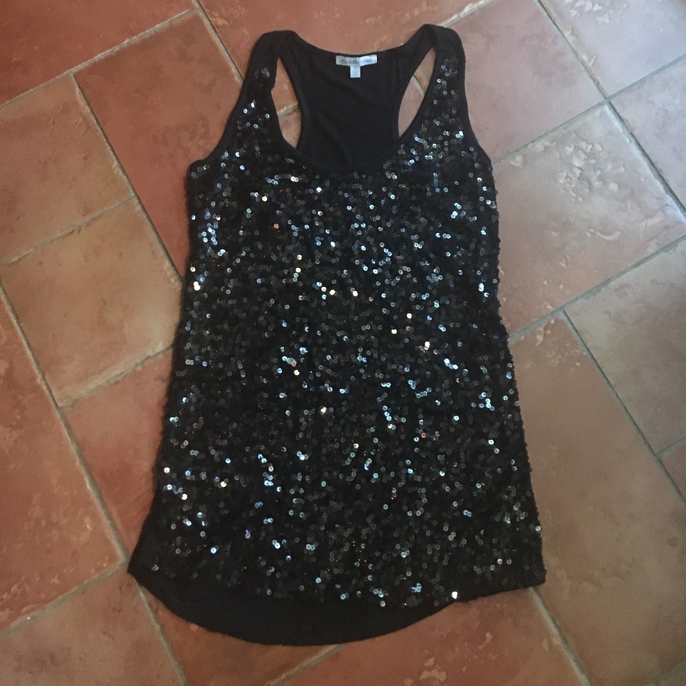 Sequined Tank Top