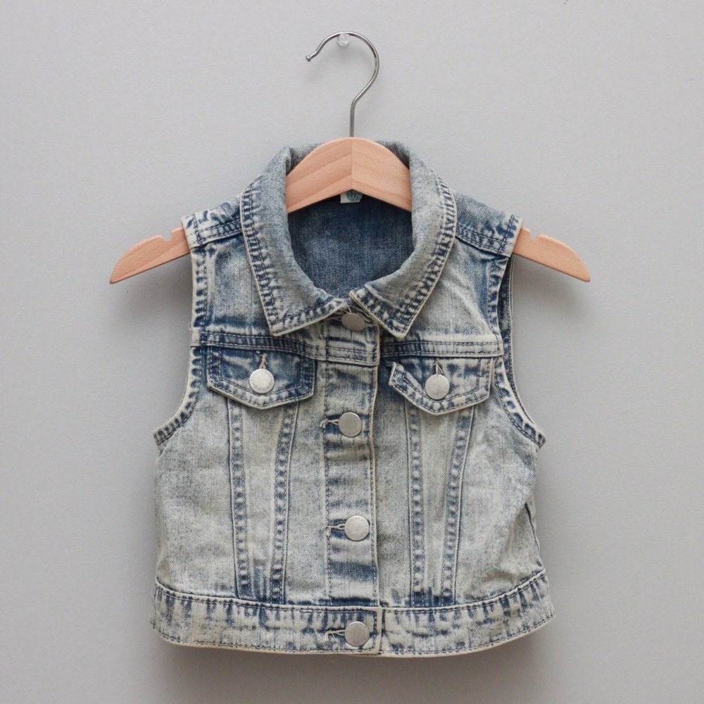 Kids Trendy Denim Vest
