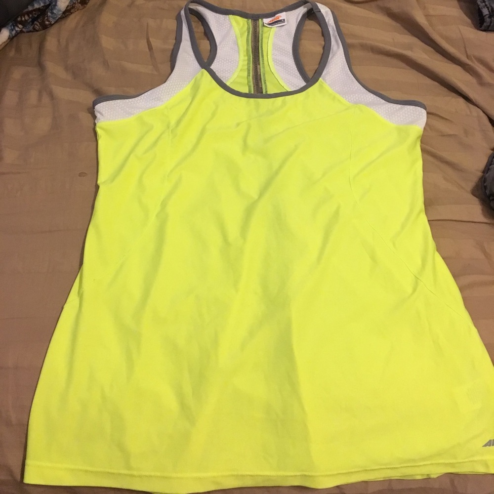 Yellow athletic top