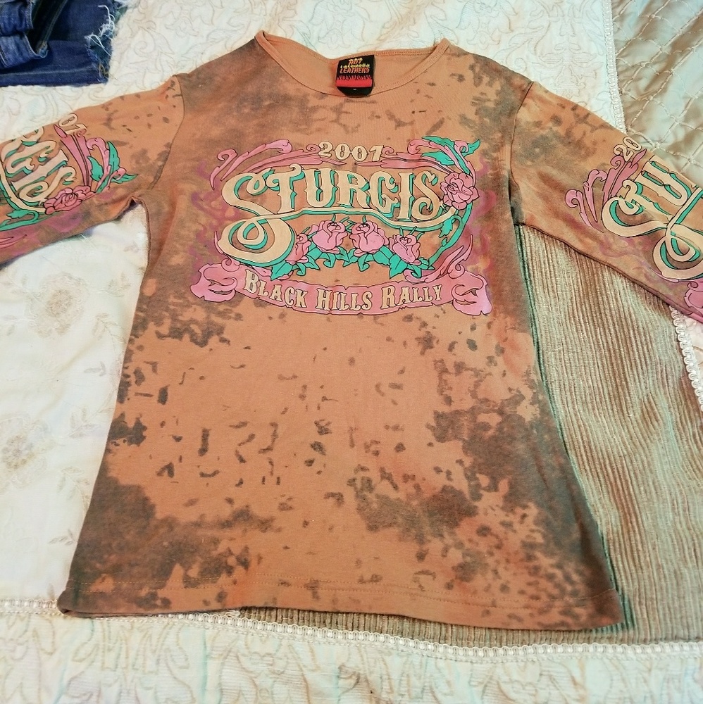 Ladies Sturgis 2007 long sleeved t-shirt