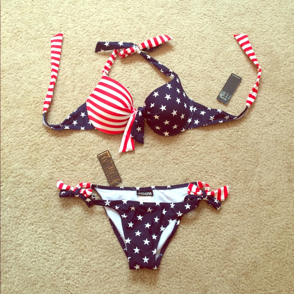 American flag bikini
