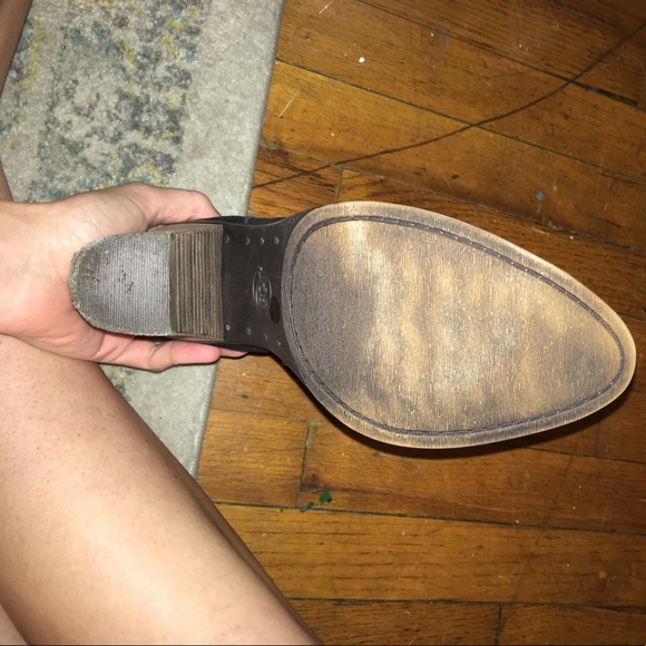 Lucky brand, suede black booties! Like new! - Picture 2 of 5