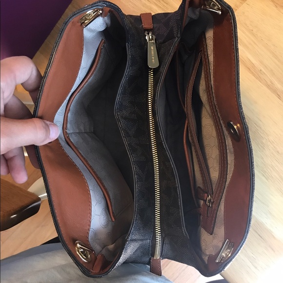 Michael Kors Bags Michael Kors Over The Shoulder Mk Print Purse Poshmark