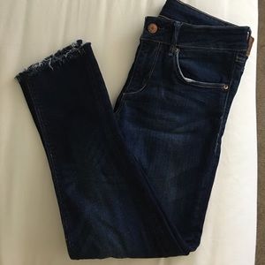 Frayed Hem Jeans