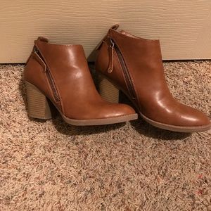 Brown booties