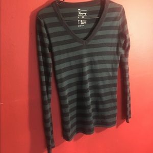 Gap Bowery Super Soft Striped Long Sleeve Tee