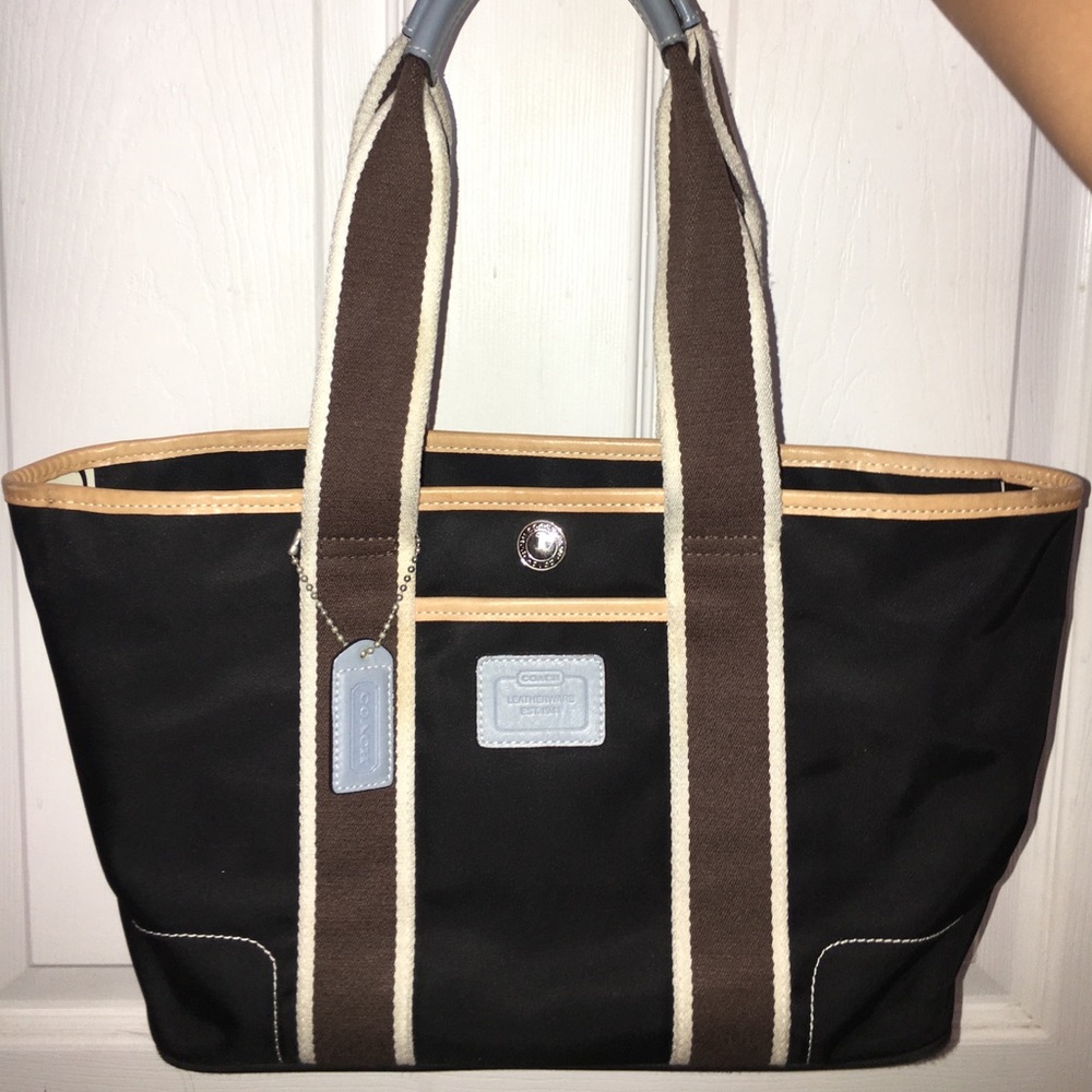 Black Coach Tote