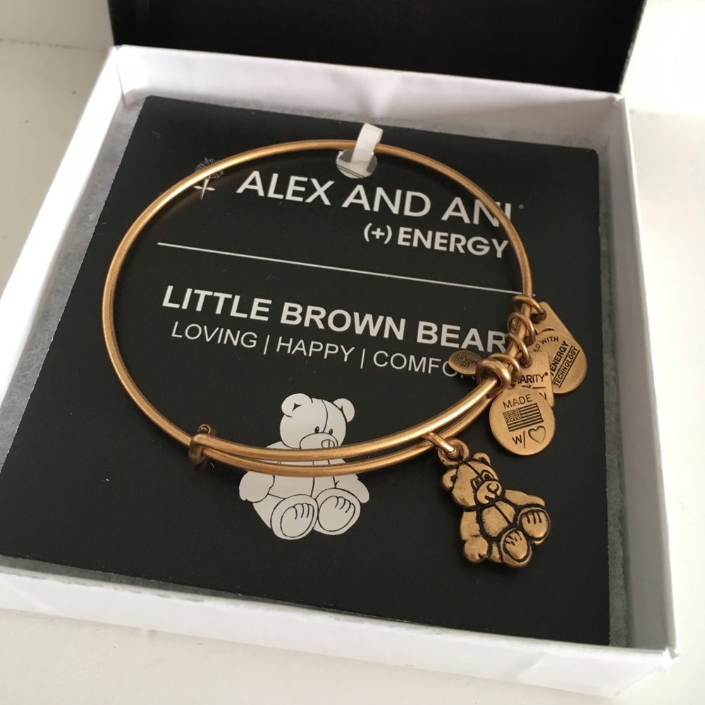 Little Brown Bear Alex & Ani Bracelet