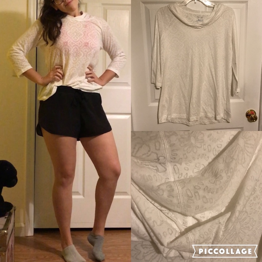 White Workout Tee